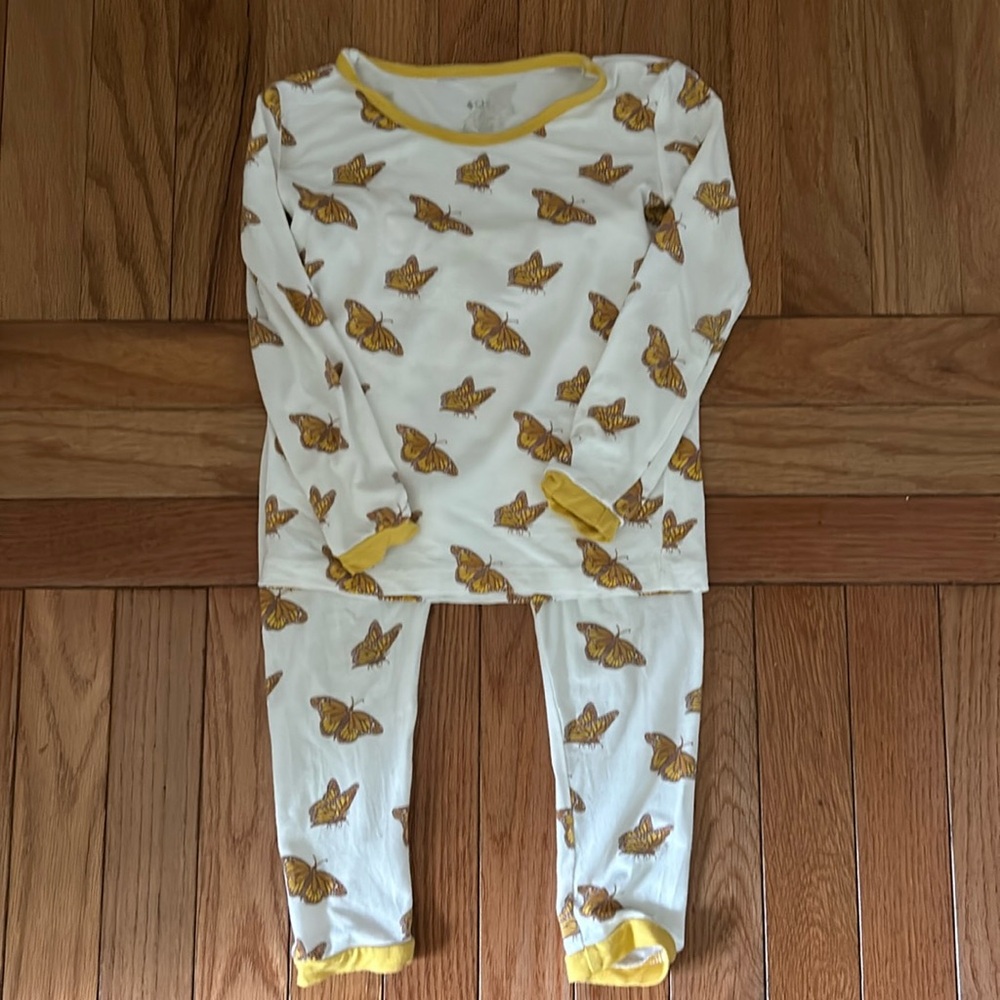 Kyte BABY long sleeve pajamas monarch 3T